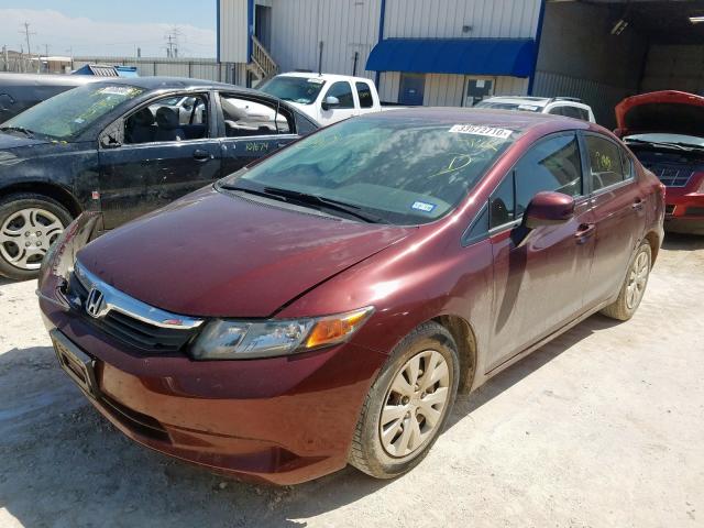 2HGFB2F52CH534850 - 2012 HONDA CIVIC LX  photo 2