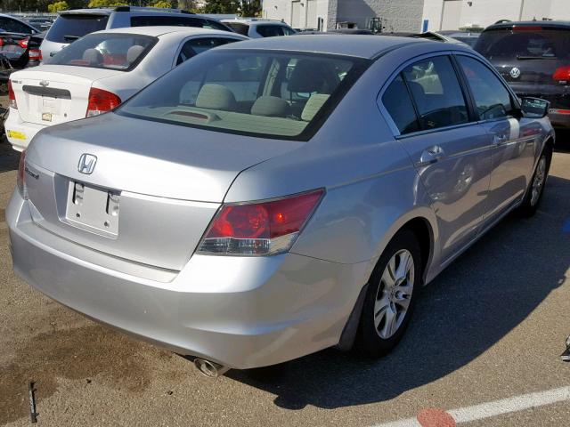 JHMCP26458C045264 - 2008 HONDA ACCORD LXP SILVER photo 4