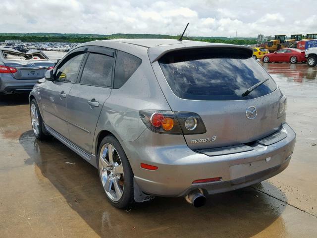 JM1BK143X61431185 - 2006 MAZDA 3 HATCHBAC GRAY photo 3