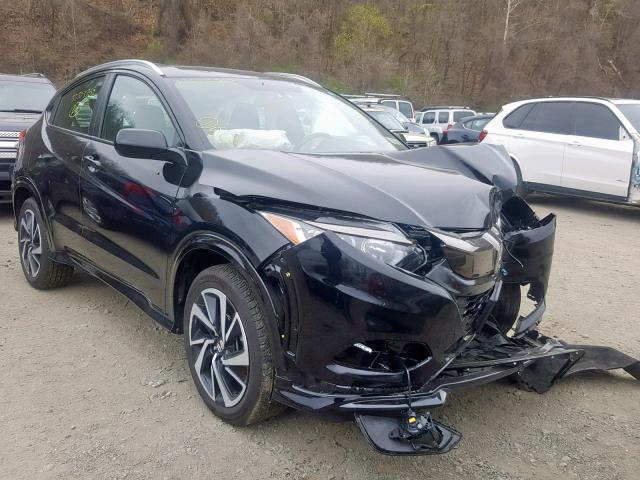 3CZRU6H14KG704125 - 2019 HONDA HR-V SPORT BLACK photo 1