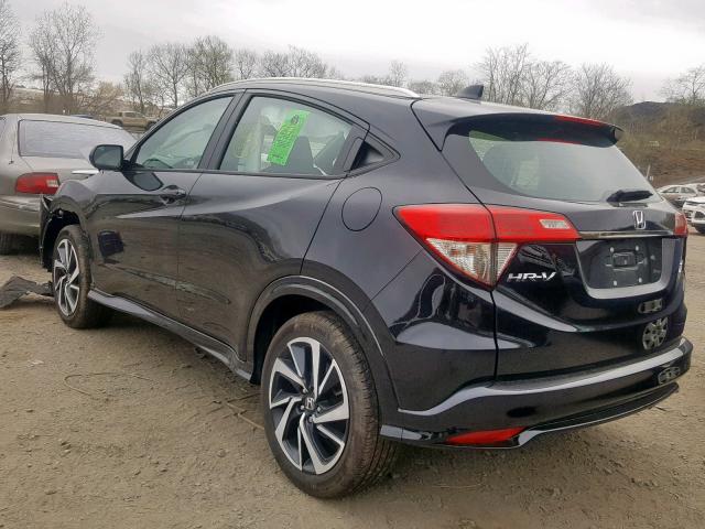 3CZRU6H14KG704125 - 2019 HONDA HR-V SPORT BLACK photo 3