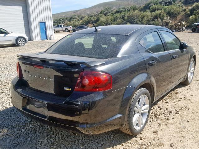 1B3BD1FG9BN519739 - 2011 DODGE AVENGER MA BLACK photo 4