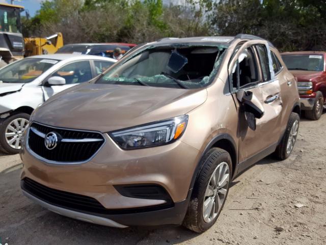 KL4CJASBXJB701174 - 2018 BUICK ENCORE PREFERRED  photo 2