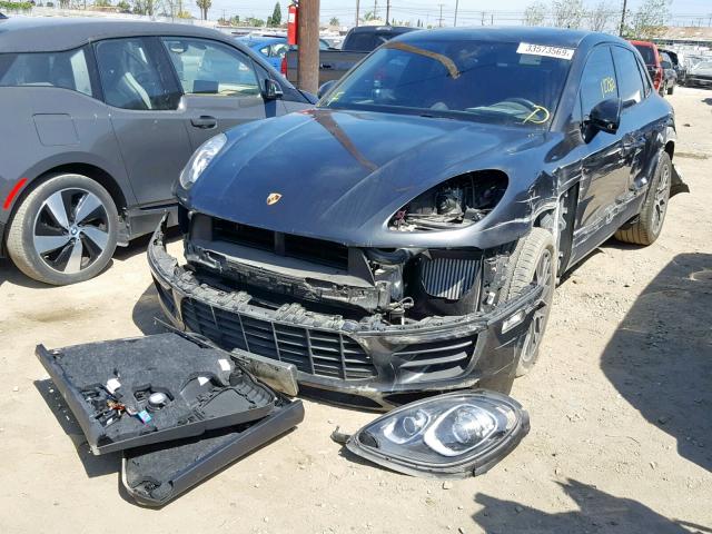 WP1AB2A58JLB33933 - 2018 PORSCHE MACAN S GRAY photo 2