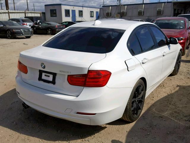 WBA3C1C51EK113837 - 2014 BMW 328 I SULE WHITE photo 4