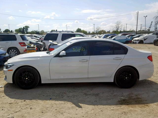 WBA3C1C51EK113837 - 2014 BMW 328 I SULE WHITE photo 9