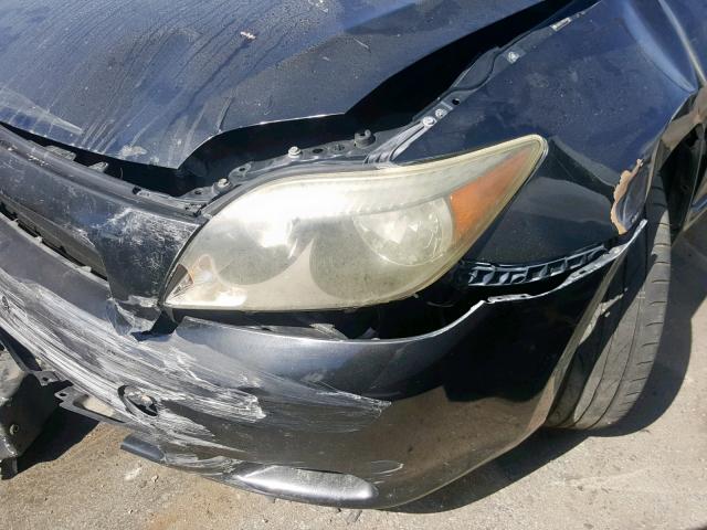 JTKDE167550034089 - 2005 TOYOTA SCION TC შავი ფოტო 9