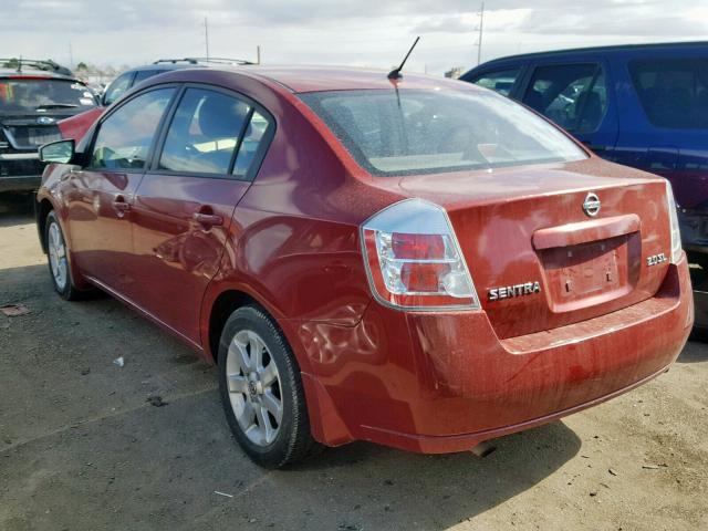 3N1AB61E07L619452 - 2007 NISSAN SENTRA 2.0 RED photo 3