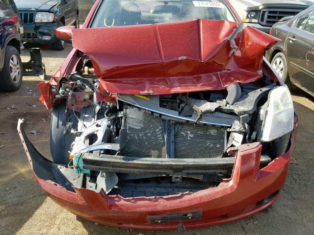 3N1AB61E07L619452 - 2007 NISSAN SENTRA 2.0 RED photo 9