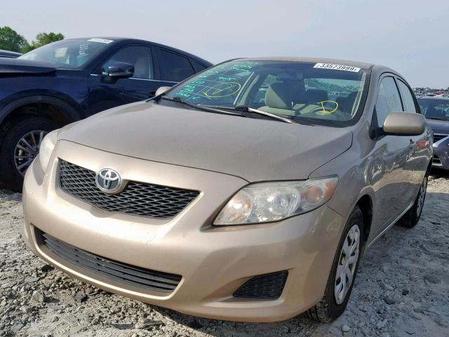 1NXBU40E59Z088335 - 2009 TOYOTA COROLLA BA BROWN photo 2