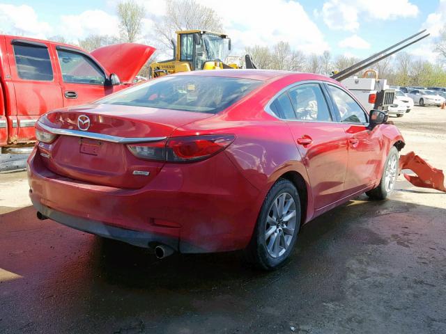 JM1GJ1U55G1488065 - 2016 MAZDA 6 SPORT RED photo 4