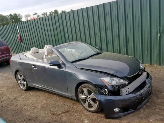 JTHFE2C29A2501395 - 2010 LEXUS IS 350 GRAY photo 9