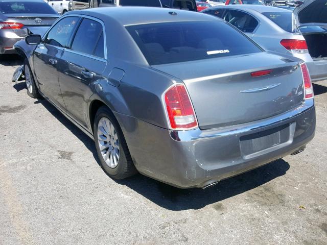 2C3CCAAG3CH188197 - 2012 CHRYSLER 300 GRAY photo 3