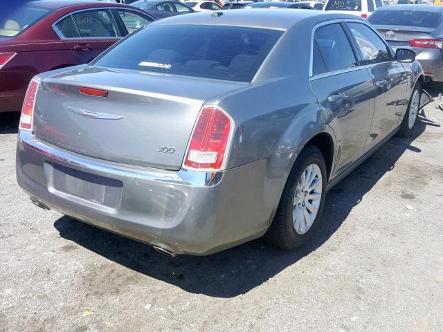 2C3CCAAG3CH188197 - 2012 CHRYSLER 300 GRAY photo 4