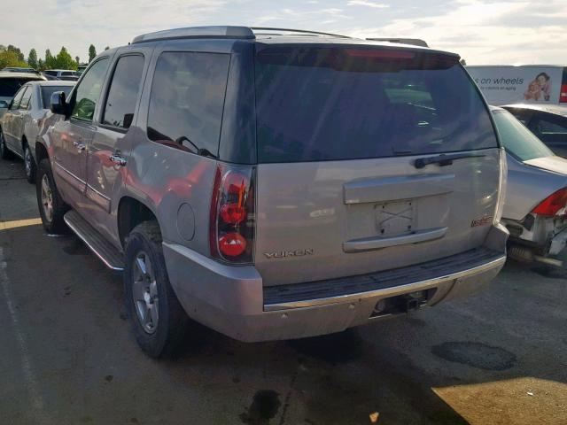 1GKFK63847J262170 - 2007 GMC YUKON DENA SILVER photo 3