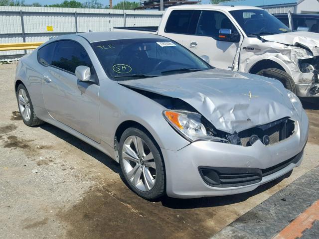 KMHHT6KD3AU040916 - 2010 HYUNDAI GENESIS CO SILVER photo 1