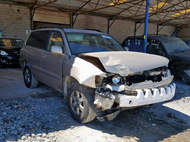 JTEGP21A170146636 - 2007 TOYOTA HIGHLANDER SILVER photo 1