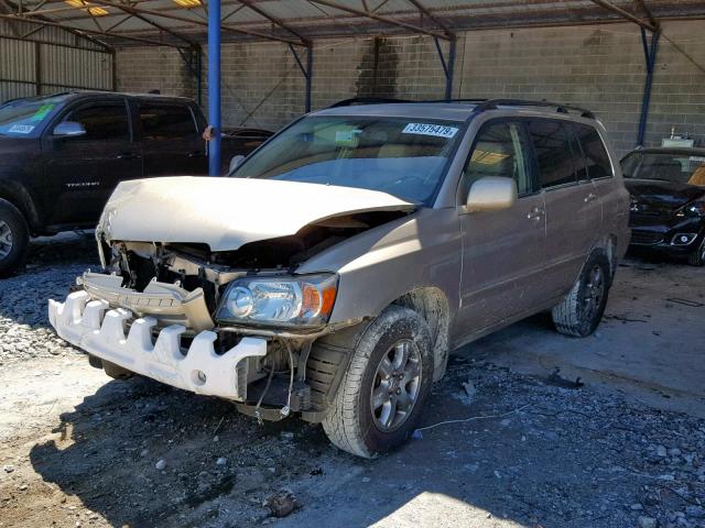 JTEGP21A170146636 - 2007 TOYOTA HIGHLANDER SILVER photo 2