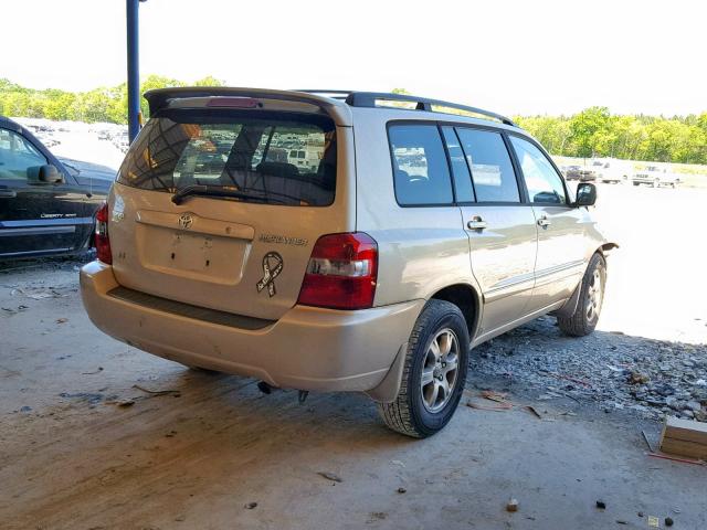 JTEGP21A170146636 - 2007 TOYOTA HIGHLANDER SILVER photo 4