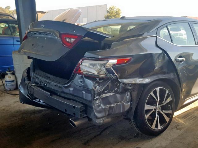 1N4AA6AP5JC387487 - 2018 NISSAN MAXIMA 3.5 GRAY photo 9