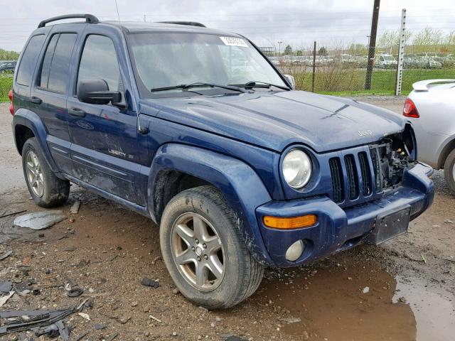 1J4GL58K63W527643 - 2003 JEEP LIBERTY LI BLUE photo 1