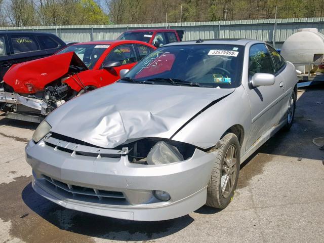 1G1JH12F957122240 - 2005 CHEVROLET CAVALIER L SILVER photo 2