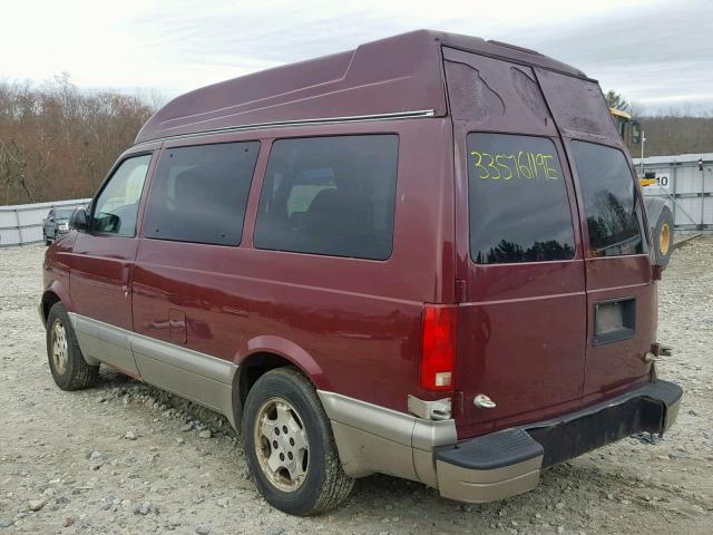 1GNDM19X15B122705 - 2005 CHEVROLET ASTRO RED photo 3