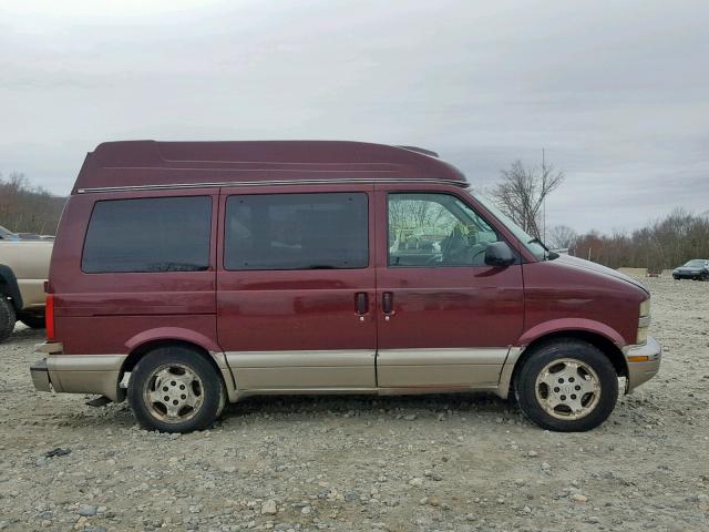 1GNDM19X15B122705 - 2005 CHEVROLET ASTRO RED photo 9