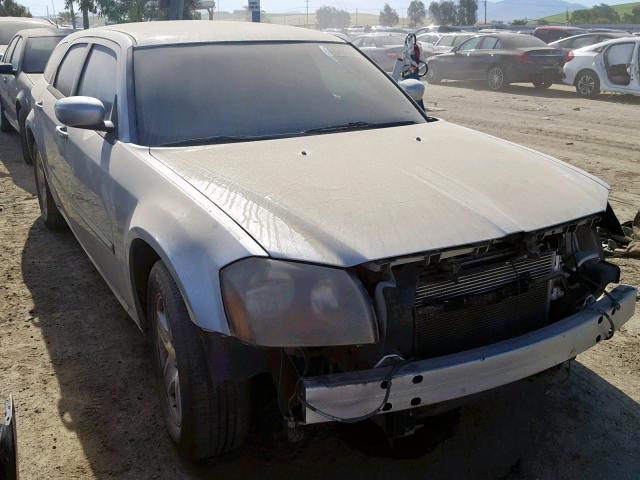 2D4FV47V47H785197 - 2007 DODGE MAGNUM SXT SILVER photo 1