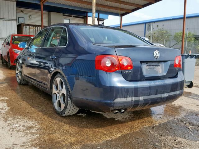 3VWCT71K26M847828 - 2006 VOLKSWAGEN JETTA TDI BLUE photo 3