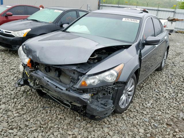 1HGCP3F80CA033197 - 2012 HONDA ACCORD EXL GRAY photo 2