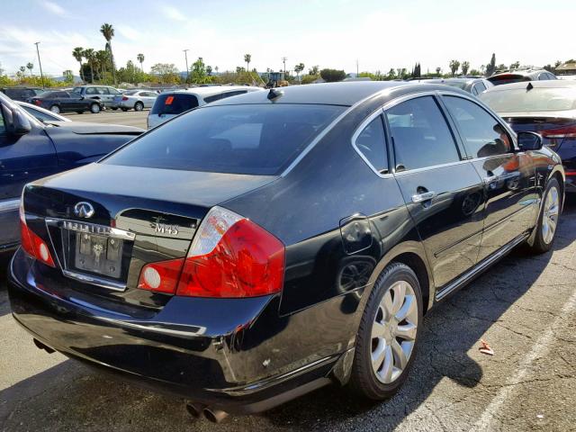 JNKBY01E36M202682 - 2006 INFINITI M45 BASE BLACK photo 4