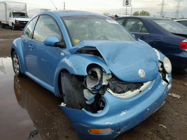 3VWCB21C32M456650 - 2002 VOLKSWAGEN NEW BEETLE Mavi foto 1