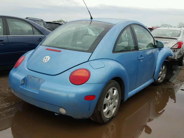 3VWCB21C32M456650 - 2002 VOLKSWAGEN NEW BEETLE Mavi foto 4