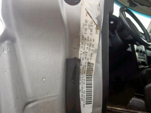 1J8HG48KX8C189187 - 2008 JEEP COMMANDER SILVER photo 10