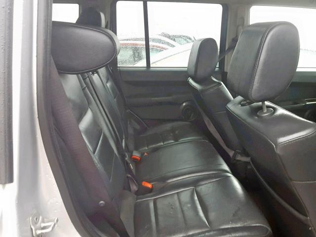 1J8HG48KX8C189187 - 2008 JEEP COMMANDER SILVER photo 6