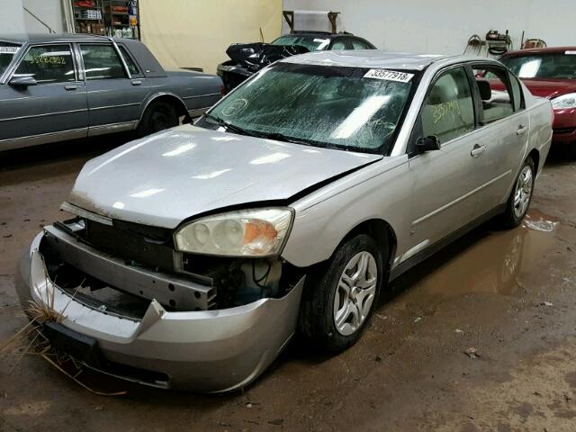 1G1ZS57N87F107412 - 2007 CHEVROLET MALIBU LS SILVER photo 2