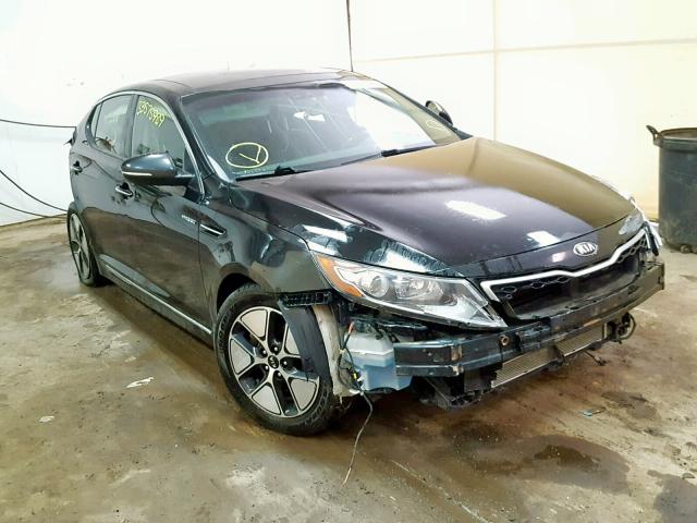 KNAGM4AD4D5048196 - 2013 KIA OPTIMA HYB BLACK photo 1