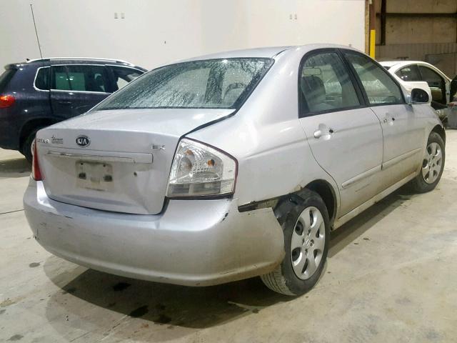 KNAFE121875438153 - 2007 KIA SPECTRA EX SILVER photo 4