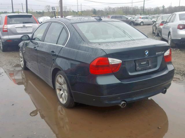 WBAVD53567AV14225 - 2007 BMW 335 XI BLACK photo 3