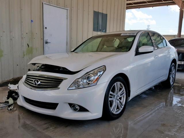 JN1CV6AR3FM523564 - 2015 INFINITI Q40 WHITE photo 2