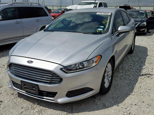 3FA6P0G73FR244197 - 2015 FORD FUSION S GRAY photo 2