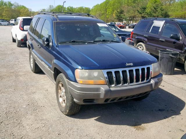 1J4GW48N01C505891 - 2001 JEEP GRAND CHER BLUE photo 1