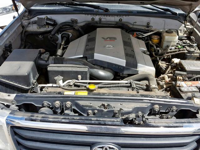 JTEHT05J812003452 - 2001 TOYOTA LAND CRUIS SILVER photo 7