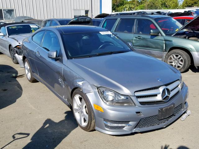 WDDGJ4HB0CF739126 - 2012 MERCEDES-BENZ C 250 GRAY photo 1