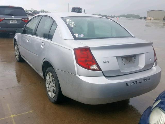 1G8AJ52F24Z121754 - 2004 SATURN ION LEVEL GRAY photo 3