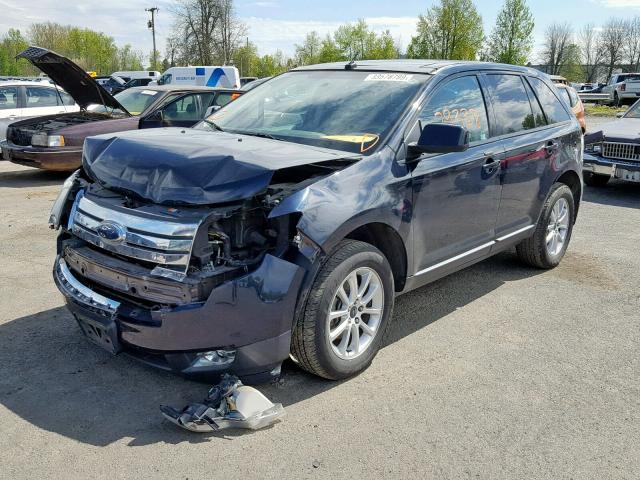 2FMDK48C39BA49976 - 2009 FORD EDGE SEL BLACK photo 2