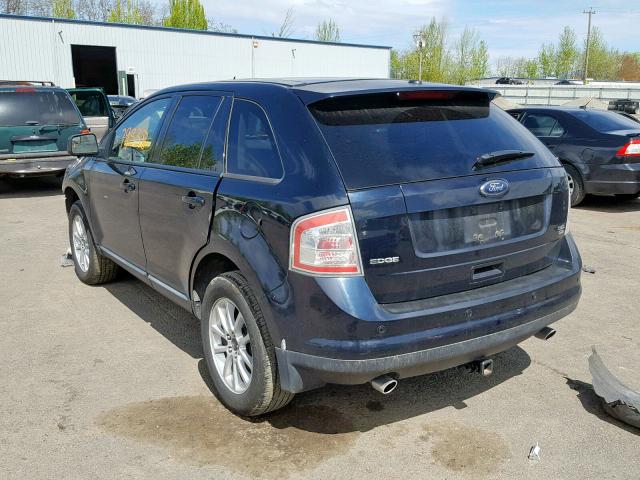 2FMDK48C39BA49976 - 2009 FORD EDGE SEL BLACK photo 3