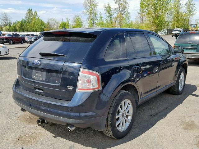 2FMDK48C39BA49976 - 2009 FORD EDGE SEL BLACK photo 4