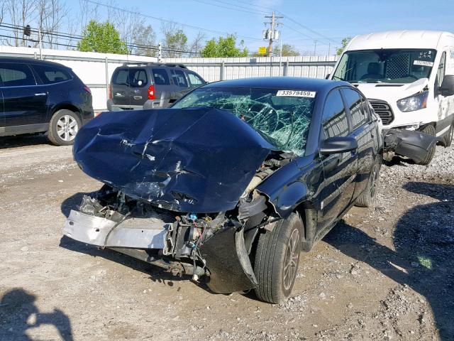 1G8AJ52F33Z107280 - 2003 SATURN ION LEVEL BLACK photo 2